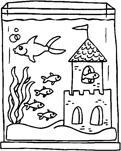 Coloriage 7 Aquarium