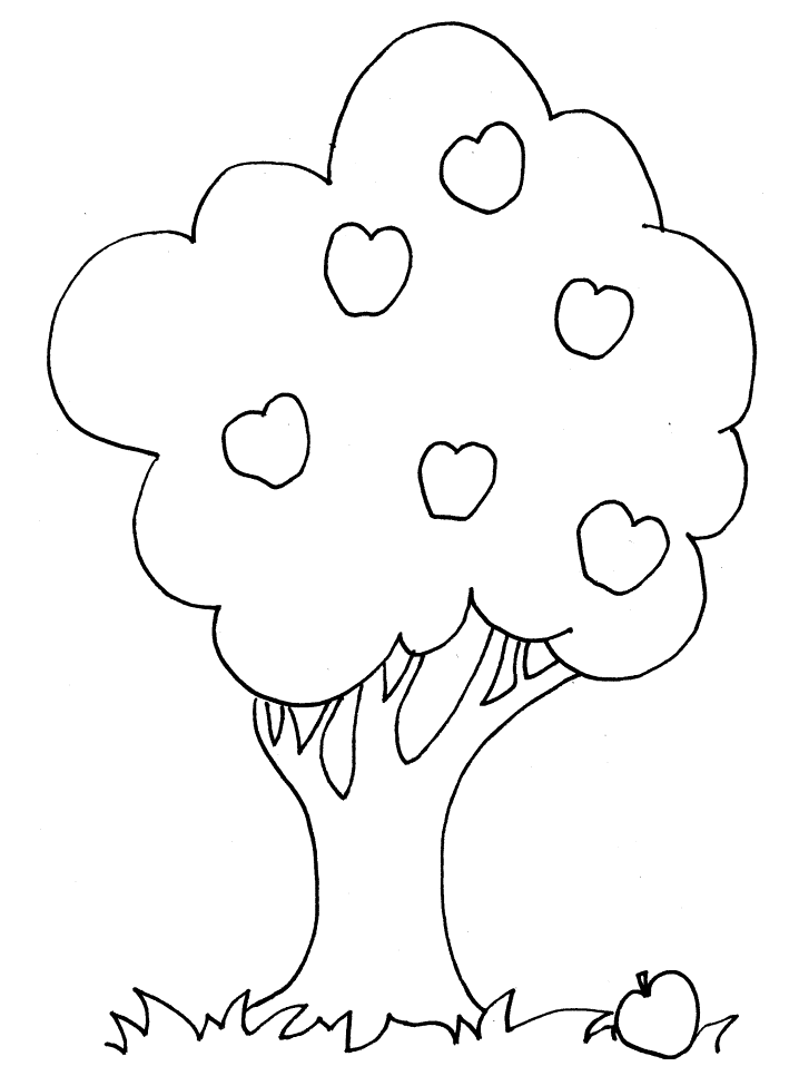 Coloriage 11 Arbres