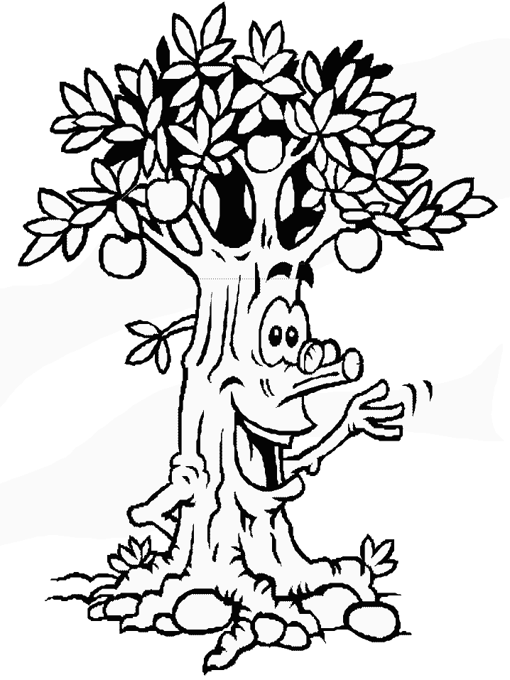 Coloriage 23 Arbres