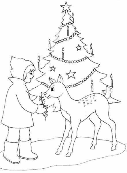 Coloriage 10 Arbres de noel