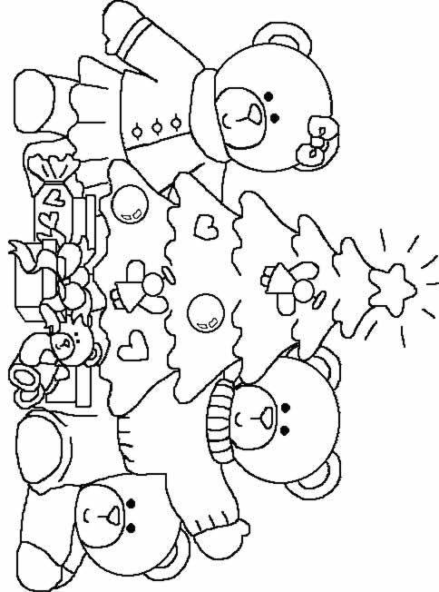 Coloriage 16 Arbres de noel