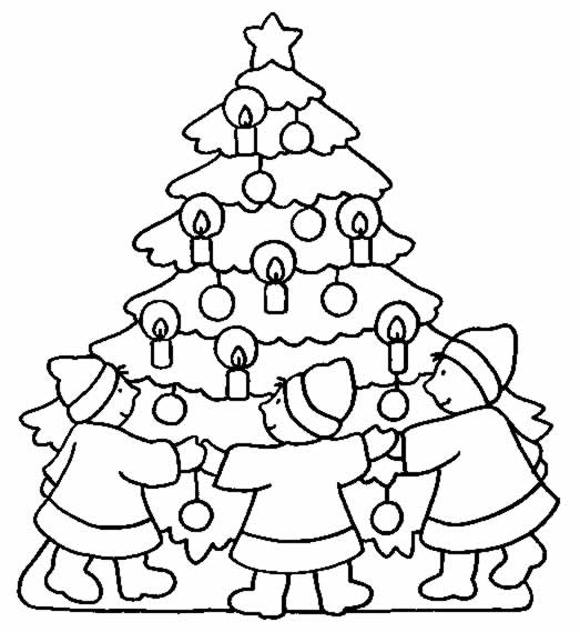 Coloriage 30 Arbres de noel