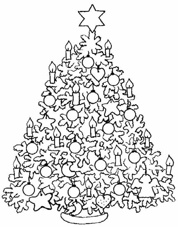 Coloriage 37 Arbres de noel