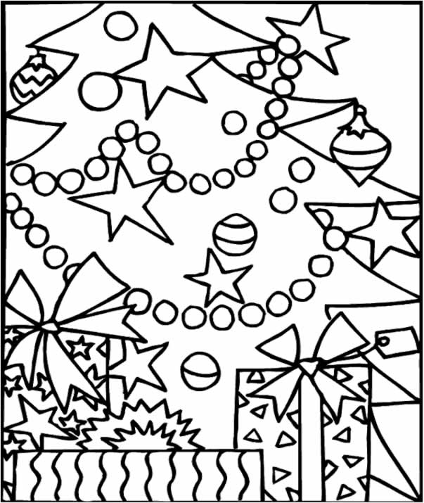 Coloriage 39 Arbres de noel