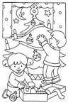 Coloriage Arbres de noel 11