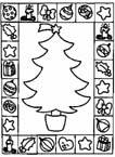 Coloriage Arbres de noel 20