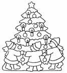 Coloriage Arbres de noel 30