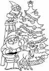 Coloriage Arbres de noel 34