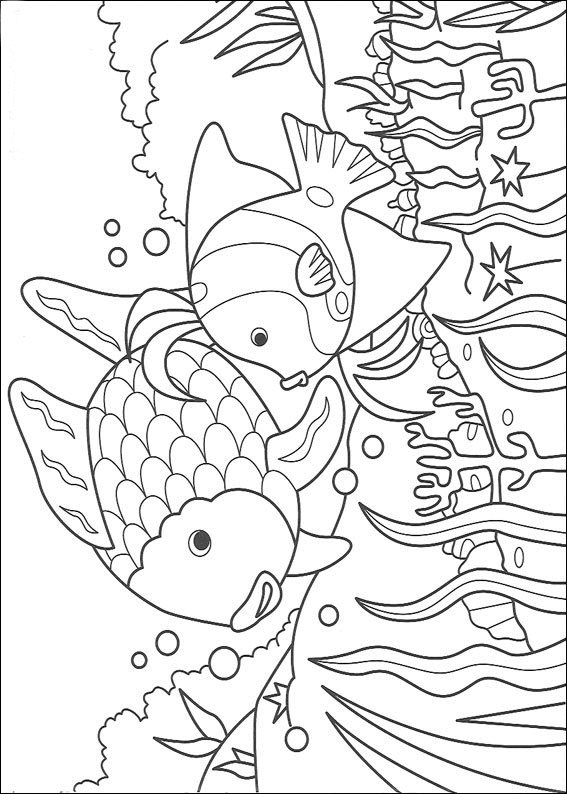 Coloriage 12 Arc en ciel