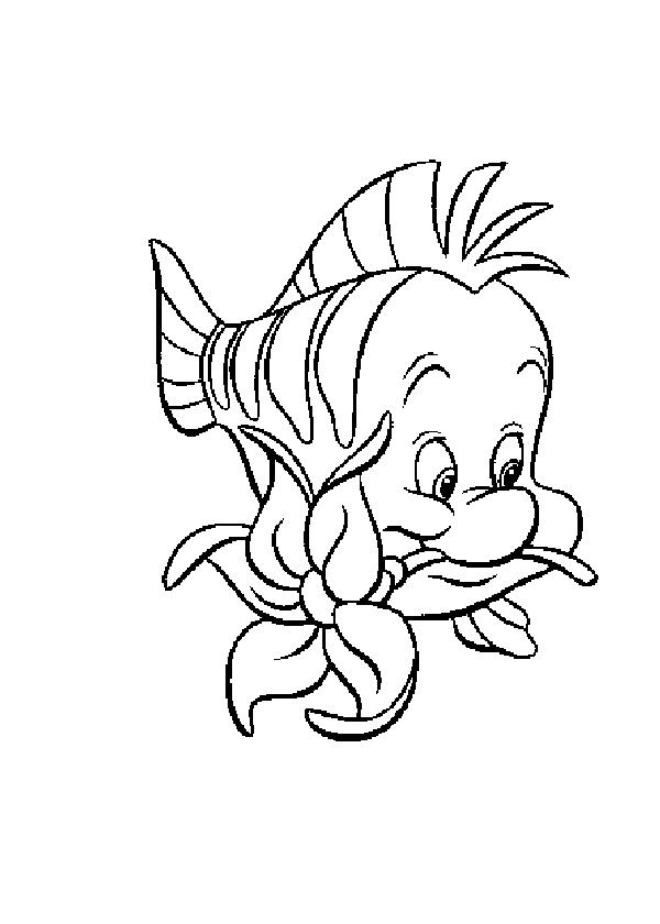 Coloriage 11 Ariel