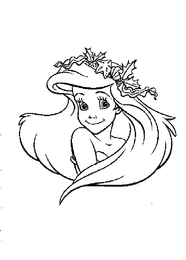 Coloriage 6 Ariel