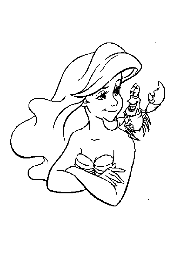 Coloriage 8 Ariel