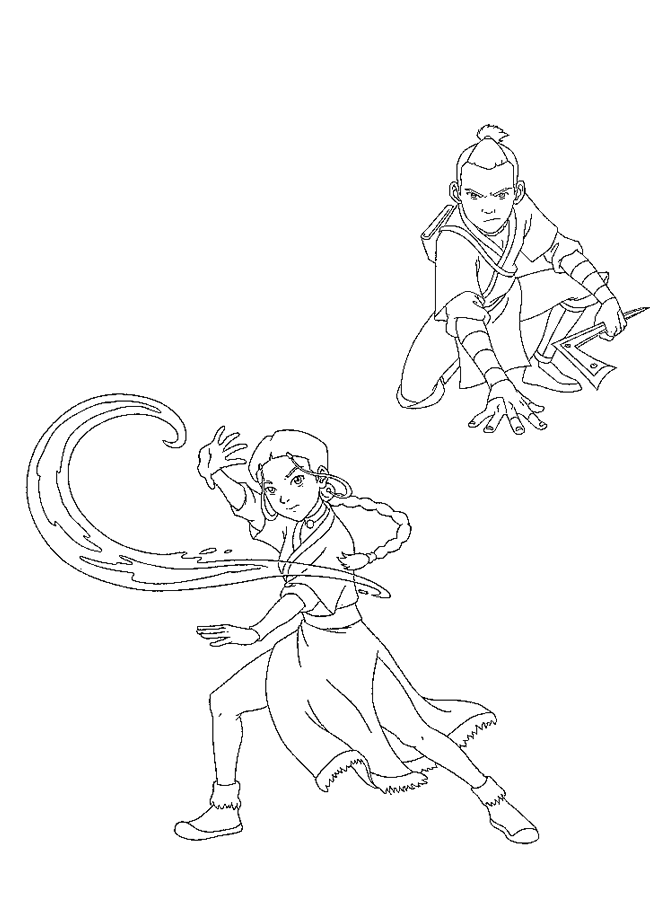 Coloriage 2 Avatar