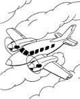 Coloriage Avions 12