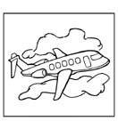 Coloriage Avions 13