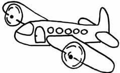 Coloriage Avions 14