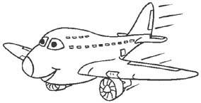 Coloriage Avions 8