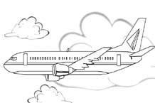 Coloriage Avions 9