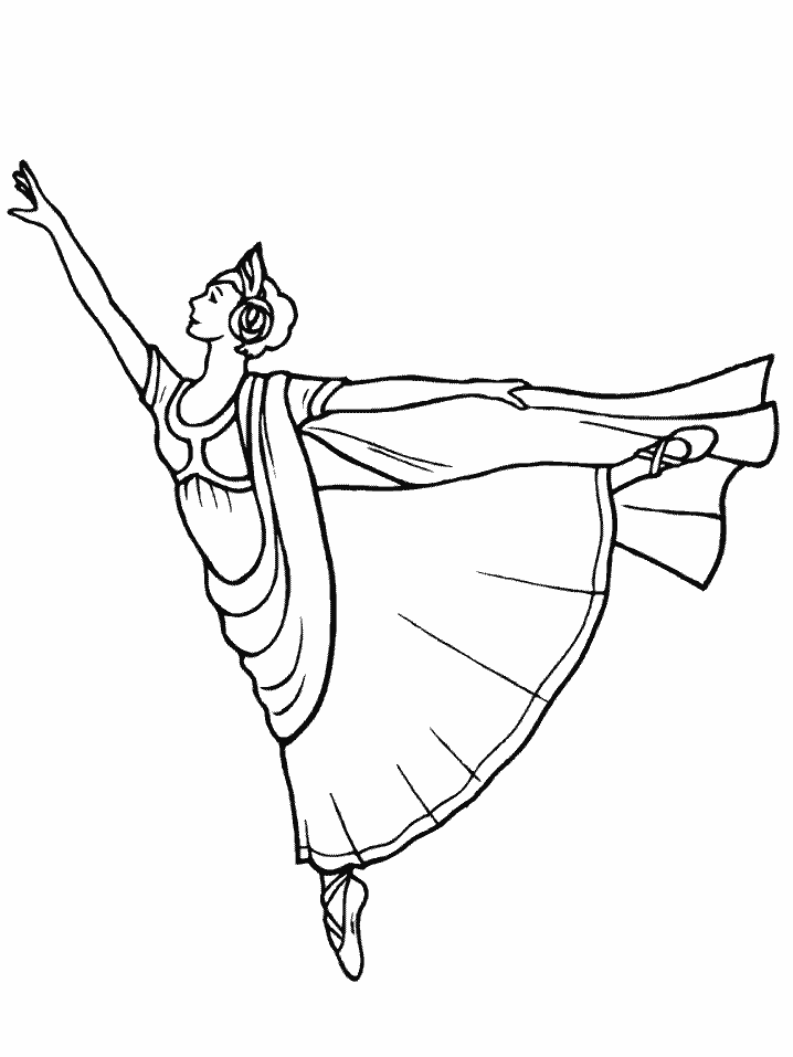 Coloriage 1 Ballet