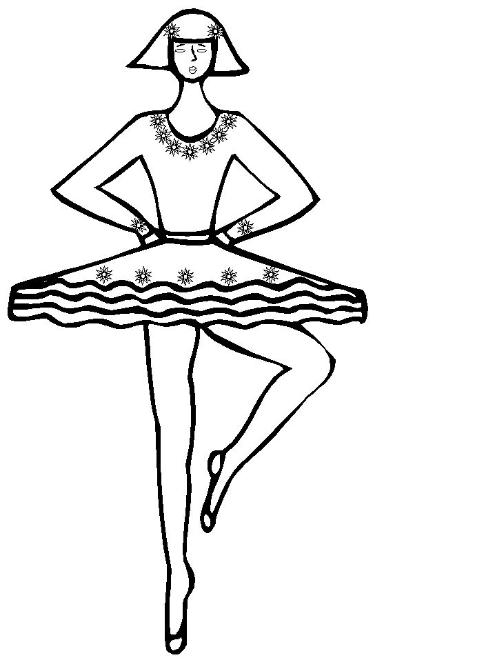 Coloriage 11 Ballet