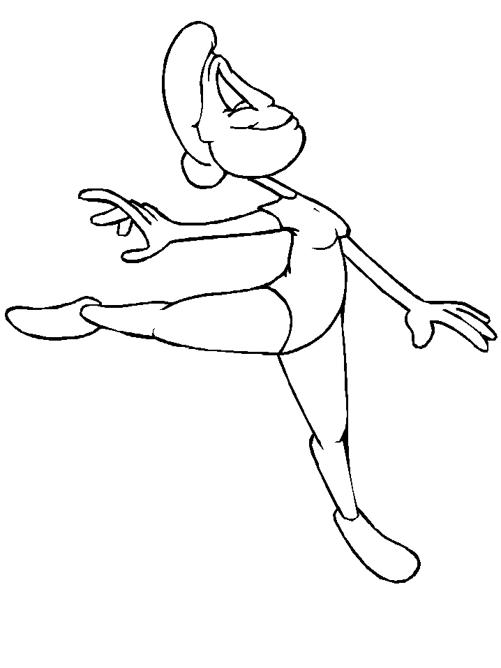 Coloriage 3 Ballet