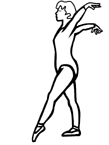 Coloriage Ballet 13