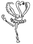 Coloriage Ballet 14