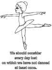 Coloriage Ballet 15