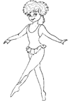 Coloriage Ballet 17