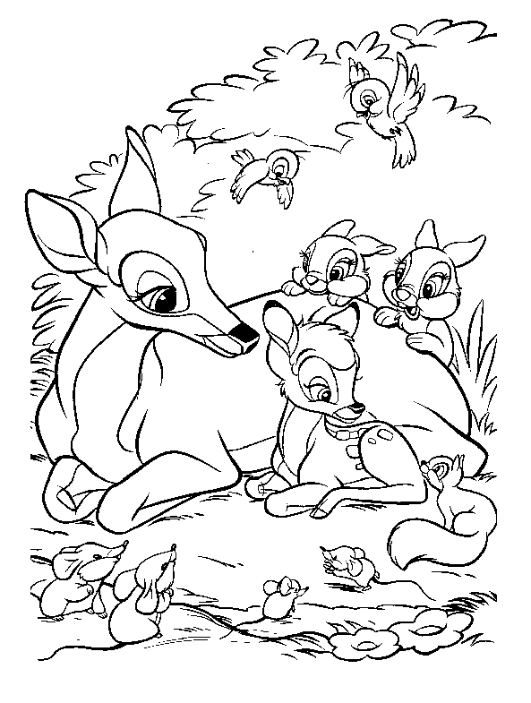 Coloriage 107 Bamby