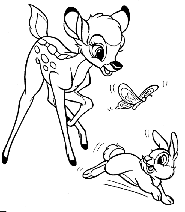 Coloriage 14 Bamby