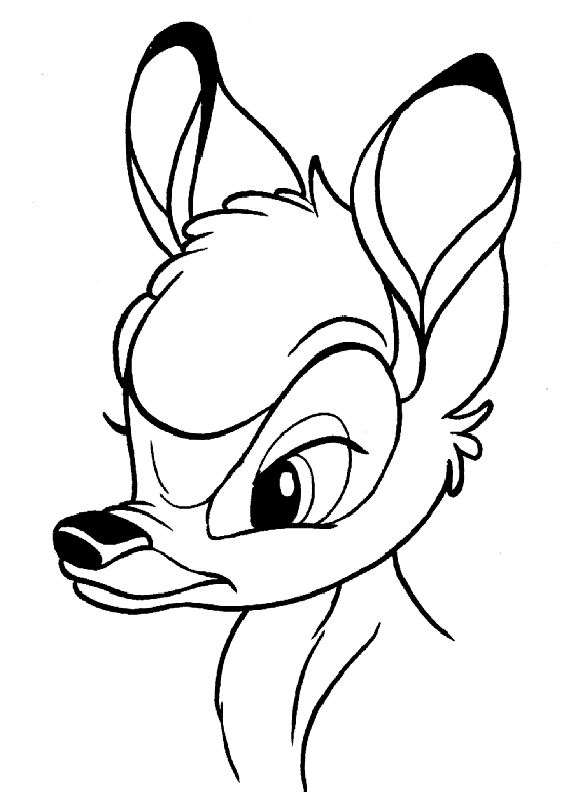 Coloriage 7 Bamby