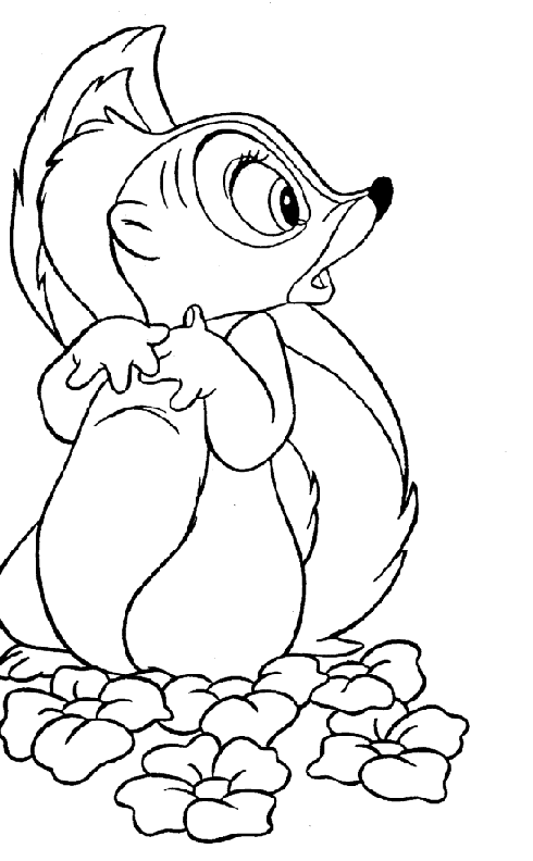 Coloriage 8 Bamby