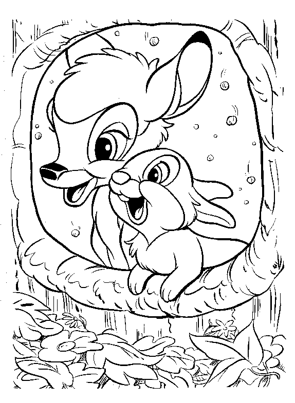 Coloriage 82 Bamby