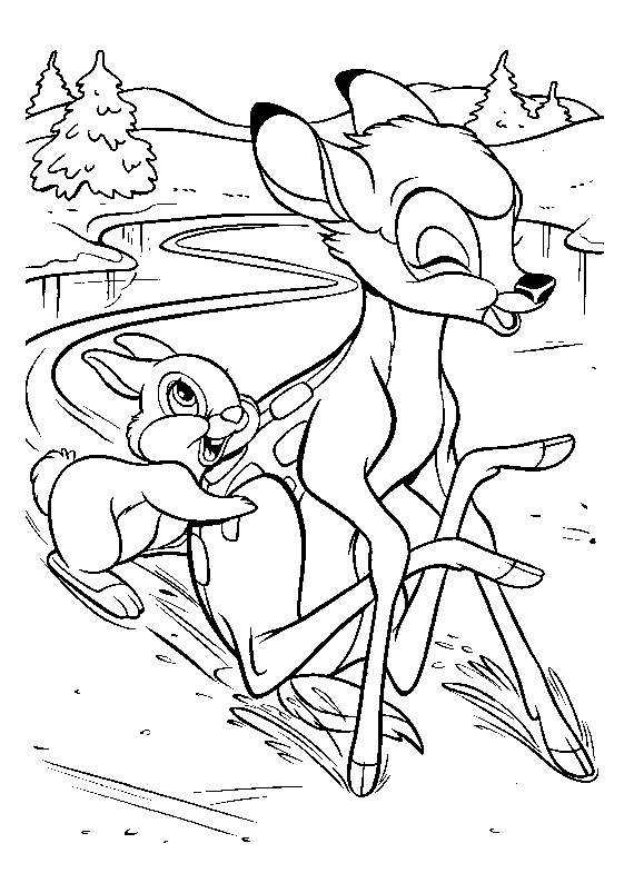 Coloriage 85 Bamby