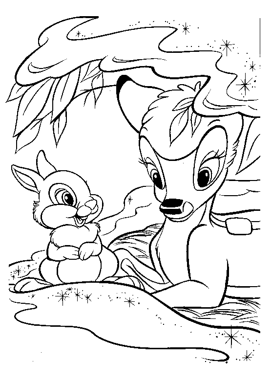 Coloriage 86 Bamby