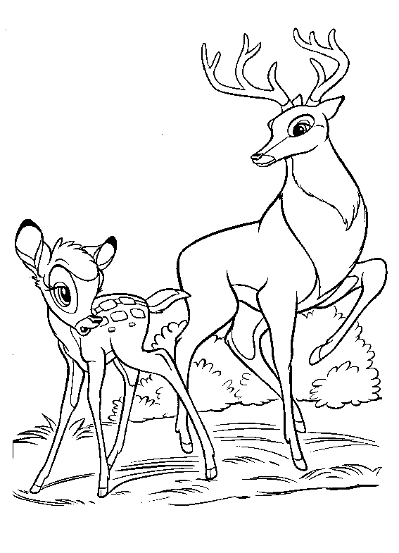 Coloriage 90 Bamby
