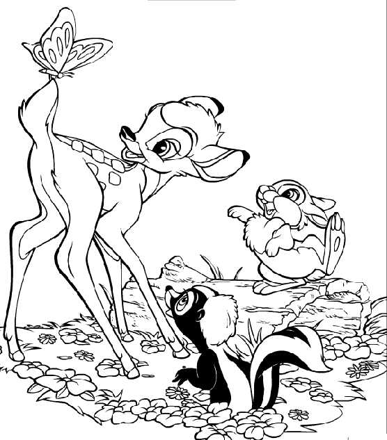 Coloriage 91 Bamby