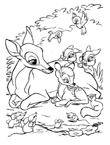 Coloriage Bamby 107