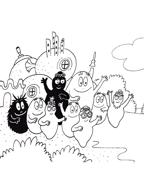 Coloriage 1 Barbapapa