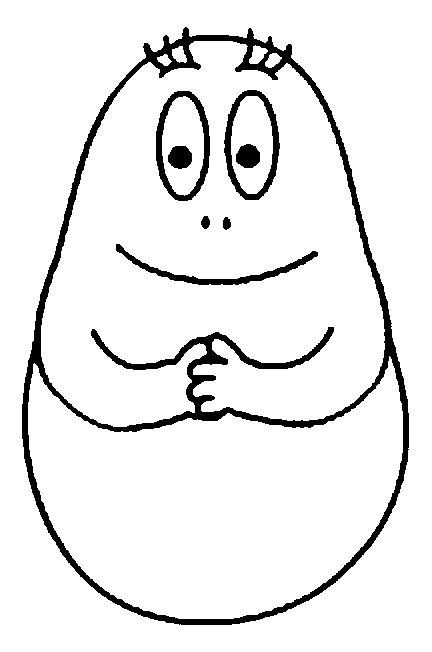 Coloriage 10 Barbapapa