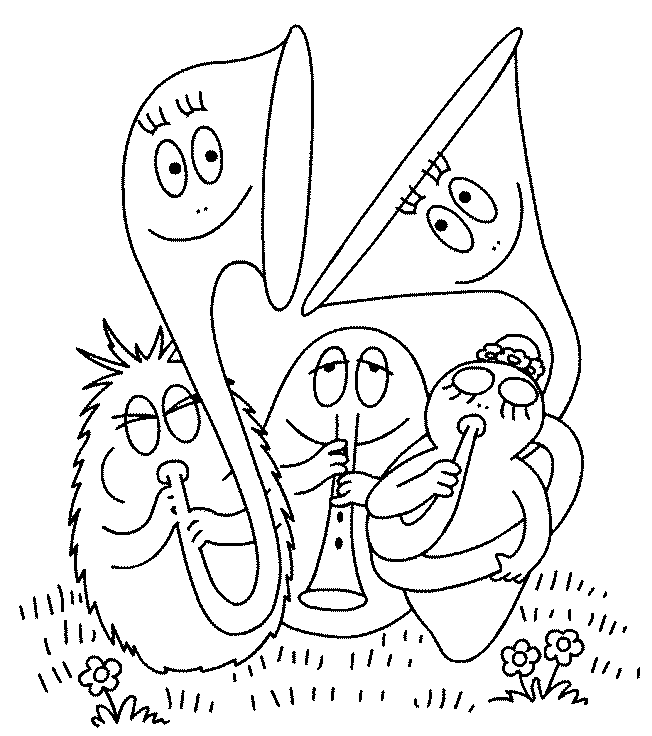 Coloriage 14 Barbapapa