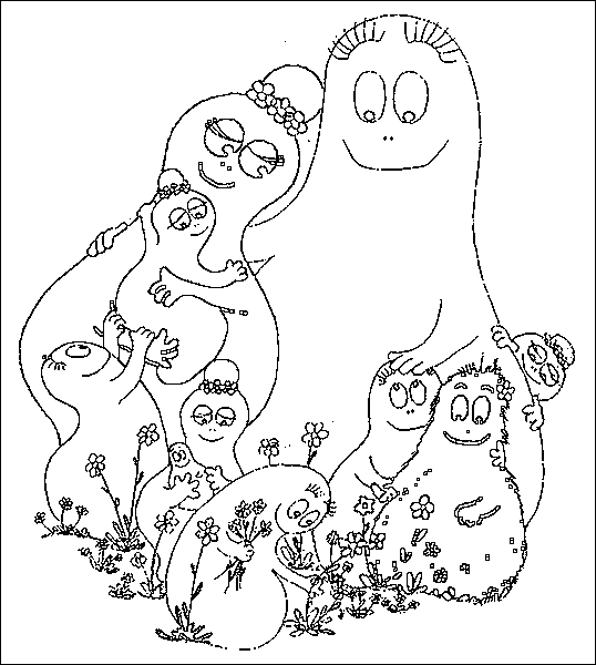 Coloriage 15 Barbapapa