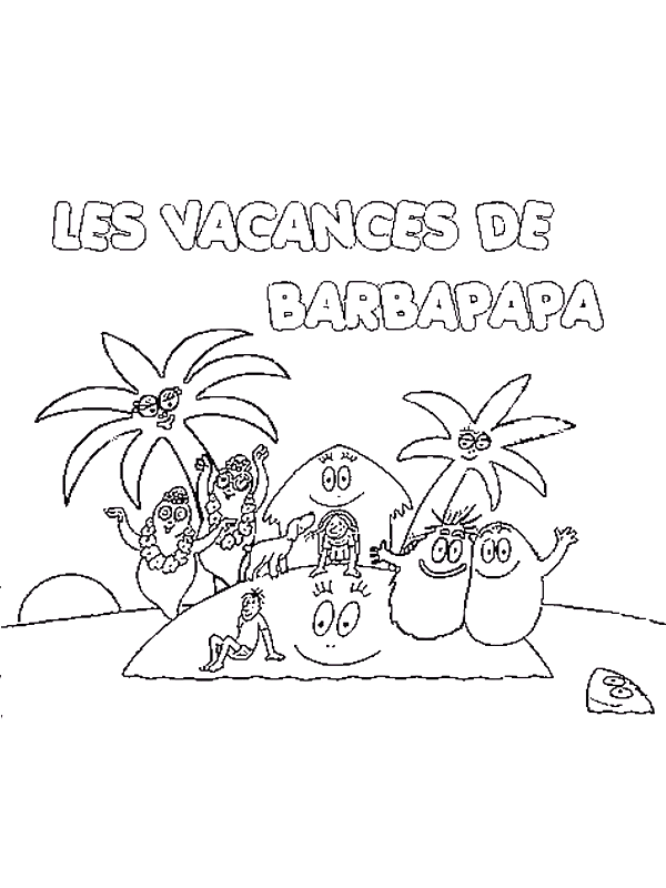 Coloriage 16 Barbapapa