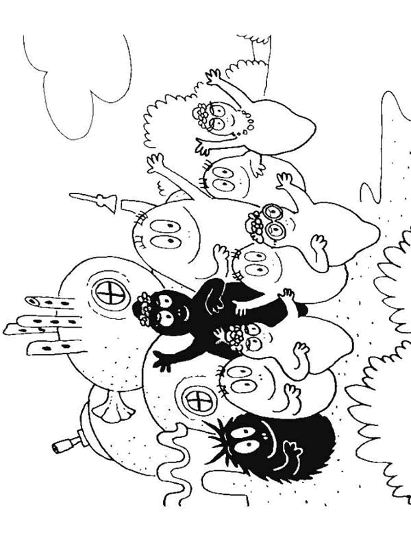 Coloriage 19 Barbapapa