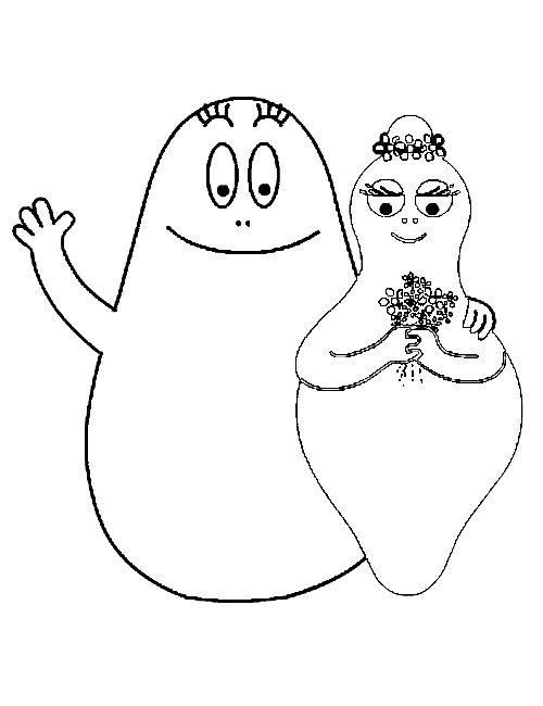 Coloriage 21 Barbapapa