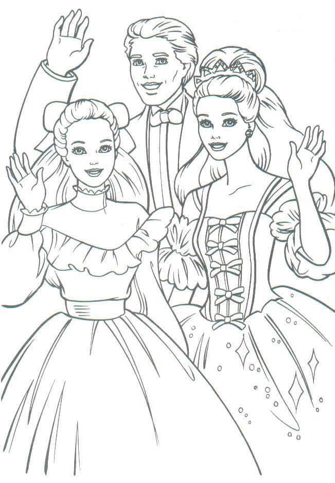 Coloriage 10 Barbie