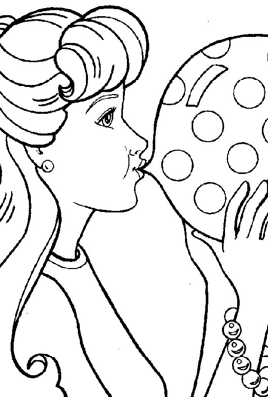 Coloriage 102 Barbie