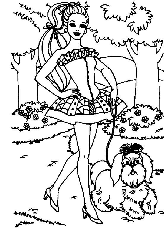 Coloriage 103 Barbie