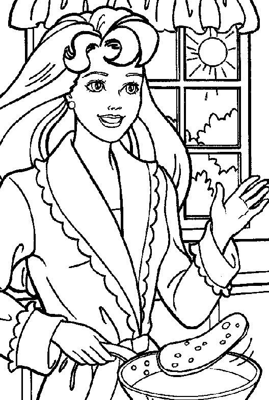 Coloriage 104 Barbie
